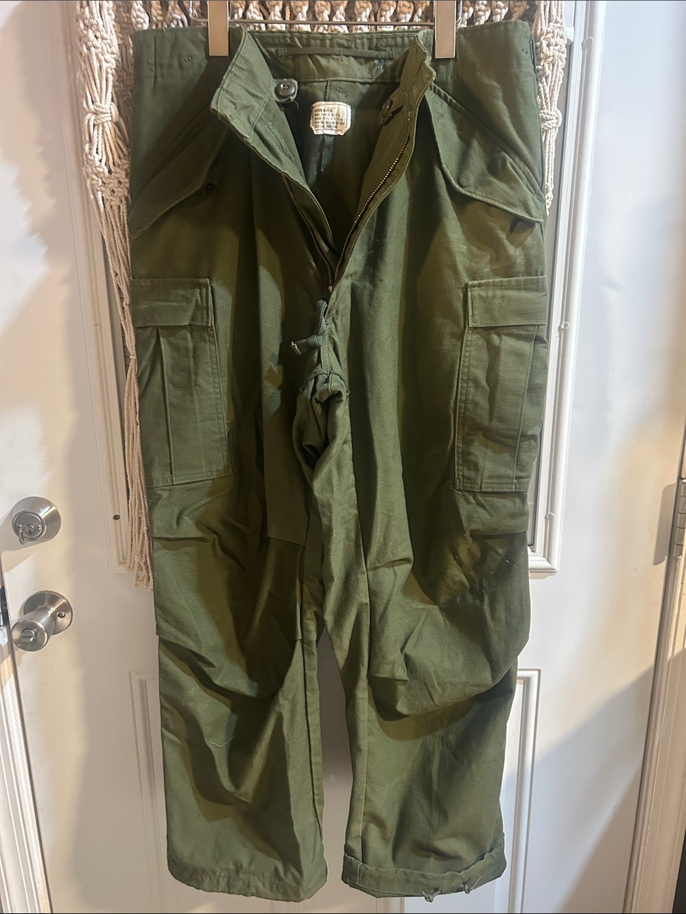 NWOT Unisex Olive Green Utility Cargo Pants